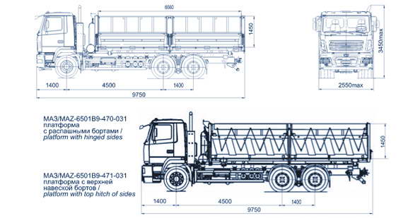 Самосвал МАЗ 6501В9-471-031