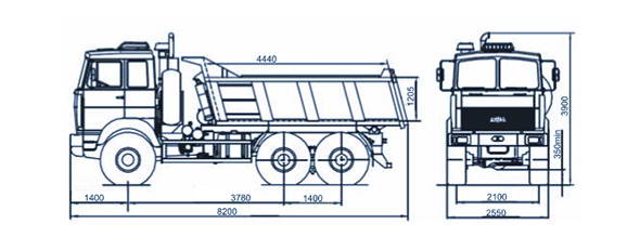 Самосвал МАЗ 6517X9, Самосвал МАЗ 6517 X9