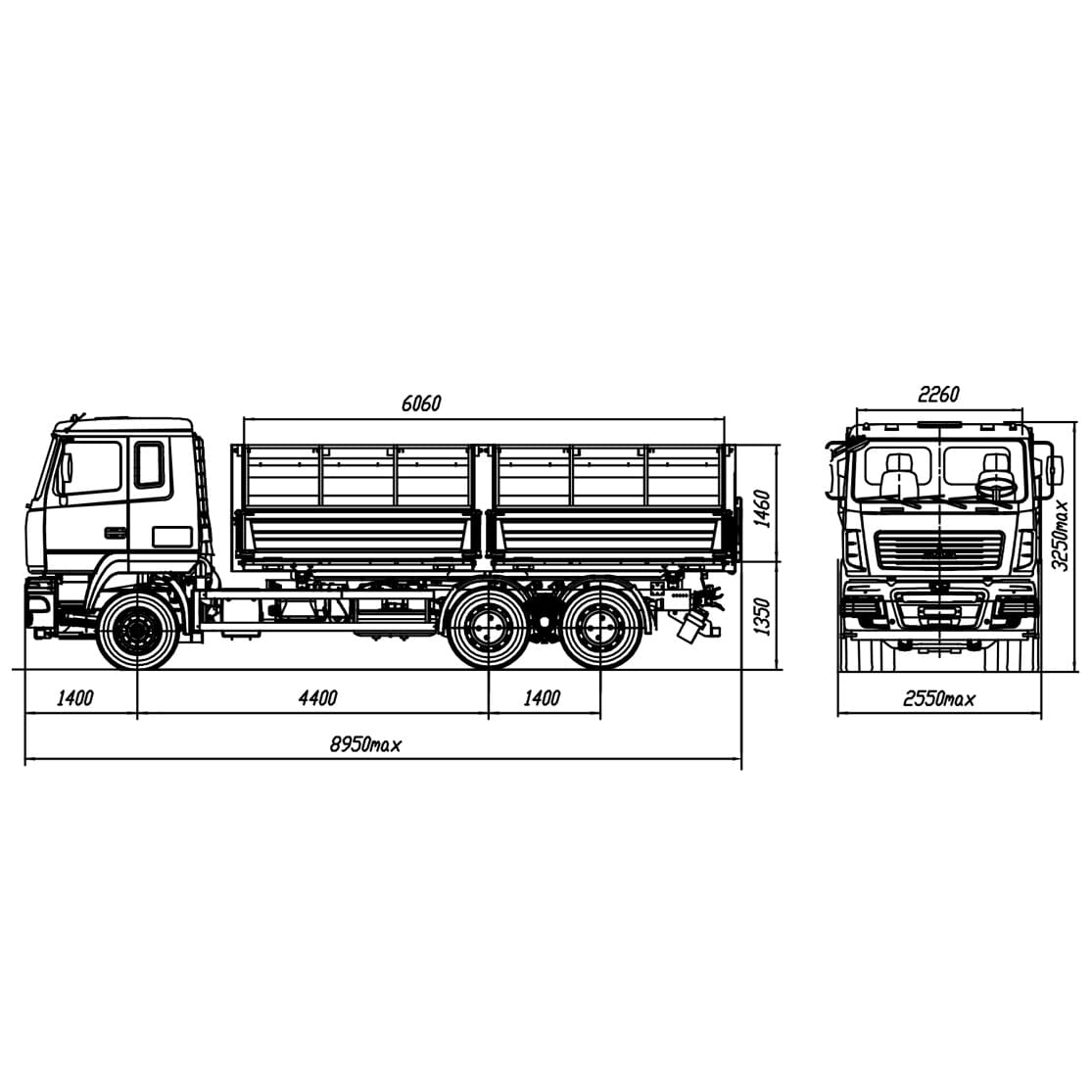 Бортовой МАЗ 65012J-8535-000