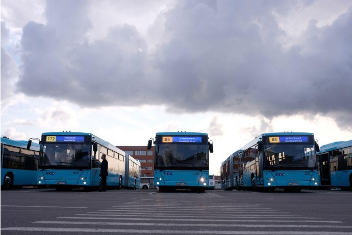 Умные автобусы в Санкт-Петербурге