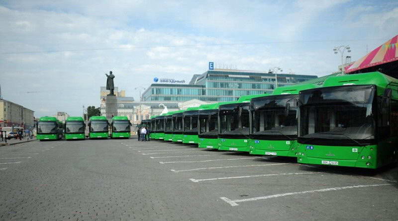 Газовые автобусы МАЗ в Екатеринбурге